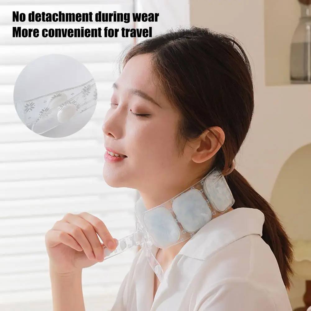 1/2Pcs Summer Neck Cooling Wrap Reusable Neck Ice Pack Heatstroke Prevention Neck Cooler Collar for Cycling Travel Hiking
