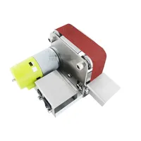 Grinding Machine Grinding Sander Grinder Small Sand-belt Machine 7-Speed Regulation Mini Belt Sander Electric Sanding Polishing