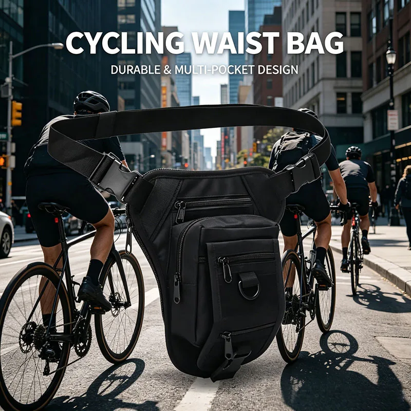 

Tactical Cycling Belt Bag Multi-pocket Durable Belt Bag With Adjustable Straps Suitable For A Variety Of Situations