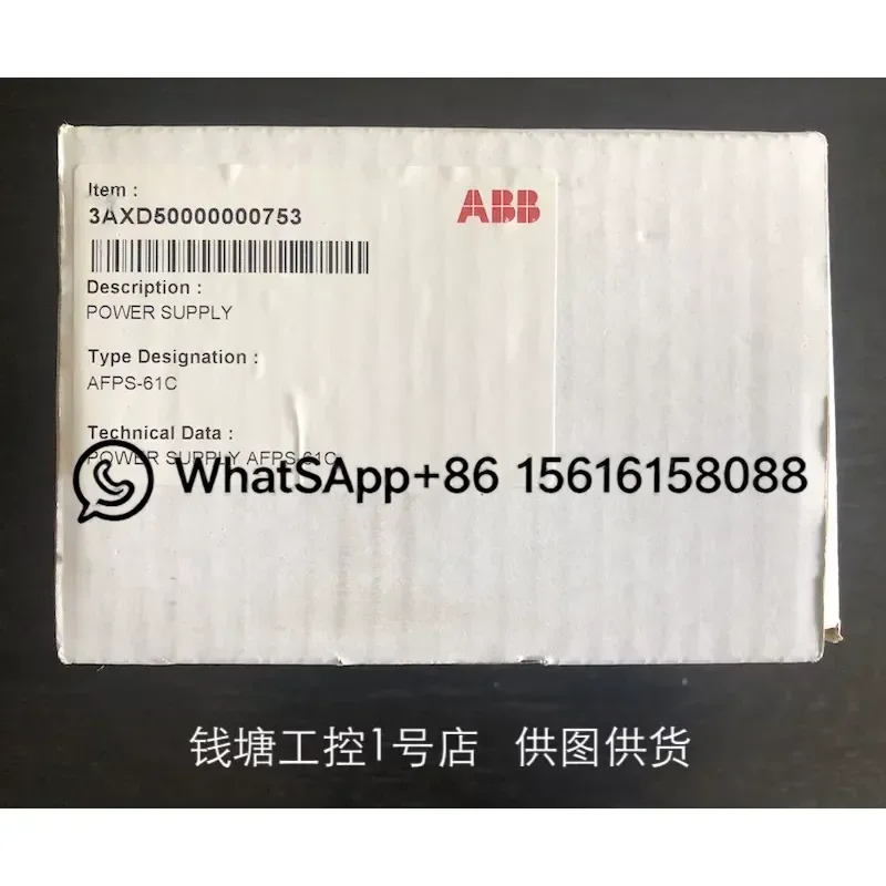 Original ABB ACS800 Inverter Fan Power Board AFPS-61C New Unopened Spot Stock Variable Frequency Drive Replacement Part
