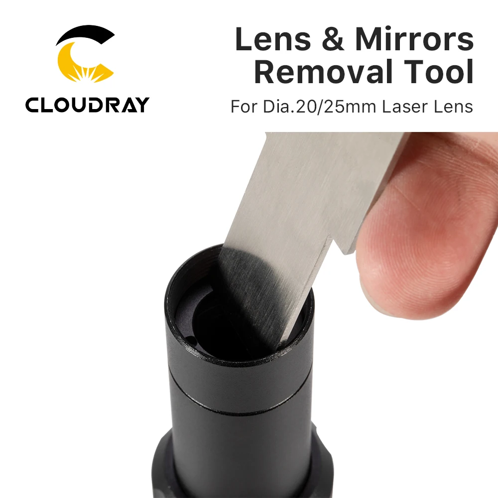 Cloudray-Outil de retrait et d'insertion de miroir d'objectif, pour objectif D20/25mm et retrait d'écrou de tube d'objectif