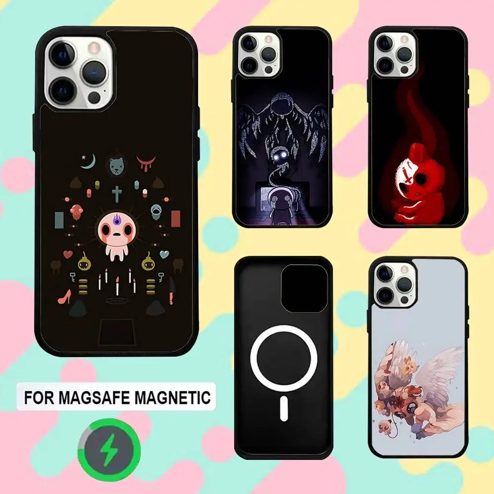 

The B-Binding Game Isaac Phone Case For iPhone 16e,16,15,14,13,12,11,Plus,Pro,Max,Mini Magsafe Magnetic Wireless Charging