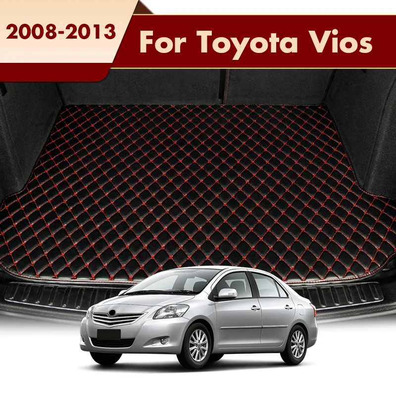 

Коврик в багажник автомобиля для Toyota Vios 2022 2021 2020 2019 2018 2017 2016 2015 2014 2013 2012 2011 2010 2009 2008 кожаный коврик для багажника автомобиля