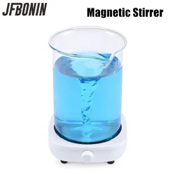 Magnetic Stirrer Mini Lab Stir Mixer Portable Stirrer Plate with Stir Bar 2L 4000RPM for Laboratory