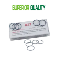 Junta de sellado B27 para inyector diésel DENSO, junta de ajuste, 50 piezas, tamaño de arandela: 1,50-1,68mm
