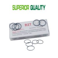 50pcs Adjusting Shim B27 Common Rail Injector Adjustment Shim B27 Seal Gasket Washer Size: 1.50-1.68mm For DENSO Diesel Injector