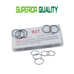 50pcs Adjusting Shim B27 Common Rail Injector Adjustment Shim B27 Seal Gasket Washer Size: 1.50-1.68mm For Diesel Injector