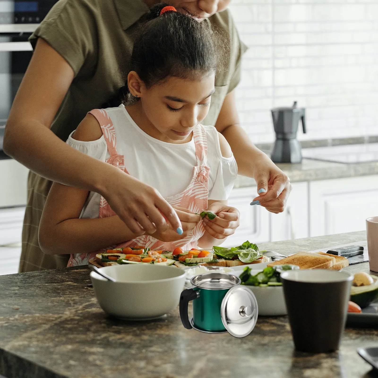 

1 шт. емкость для масла с мерной шкалой, из нержавеющей стали, утолщенная, ударопрочная, с фильтром, для домашнего использования