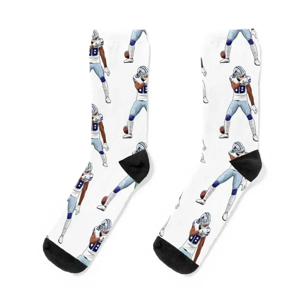 

CeeDee Lambs #88 Style Socks soccer anti-slip hockey Rugby Socks Woman Men's