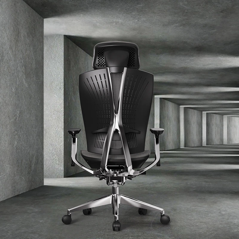 The computer chair can be lifted and lowered for household use, which is simple, breathable, and comfortable for office owners