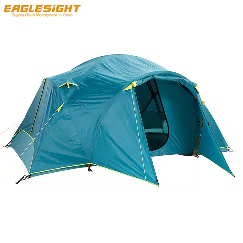 8 Person Large Dome Camping Tent Waterproof Family Outdoor Shelter Custom Logo Breathable Hiking Travel Tent OEM Manufacturer