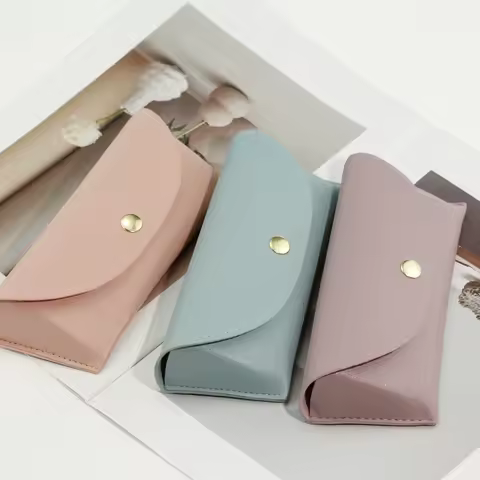 Sunglasses Storage Bag Universal Fit Glasses Holder Box Eyewear Cases Elegant Soft Leather Glasses Case For Work Daily Use