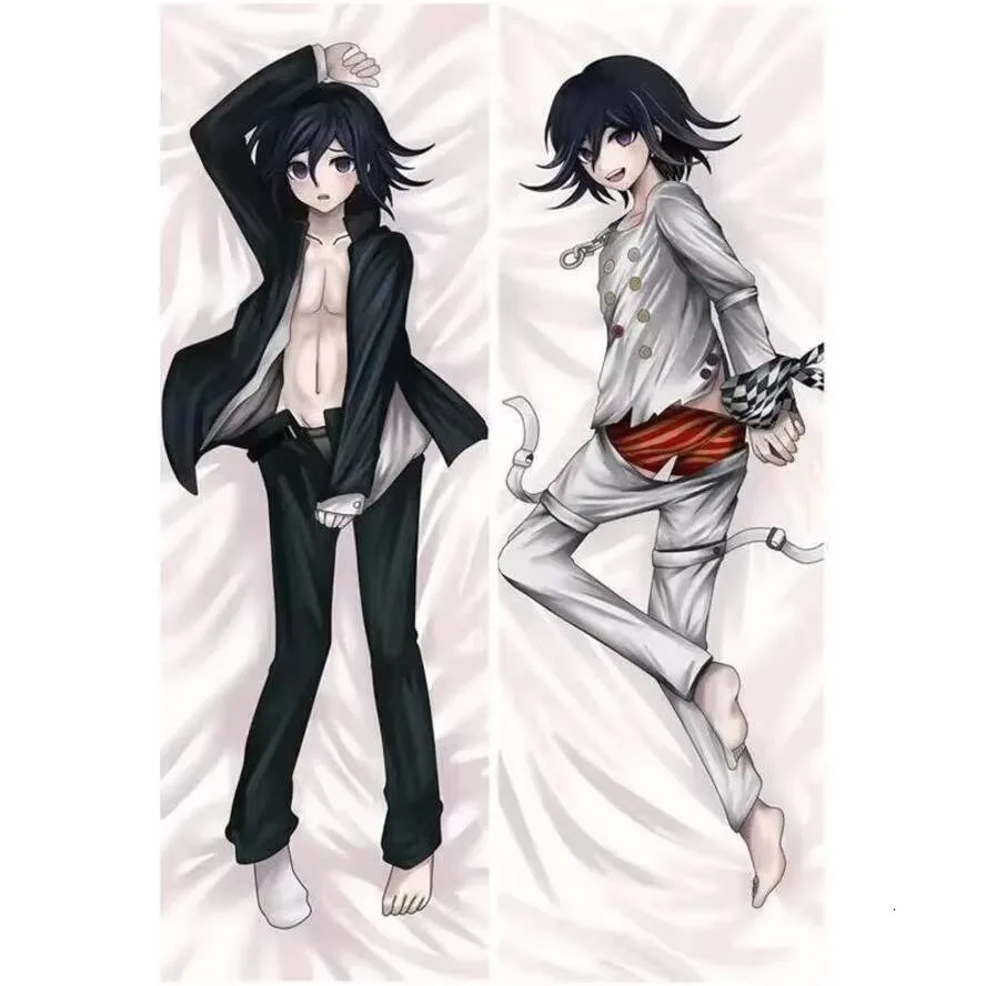 

180 см аниме Danganronpa s Dakimakura наволочка для тела Naegi Makoto 3D двусторонняя петля для постельного белья