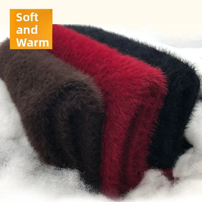 Thiened Pure Color M Fem Inverno Caldo Vita Alta Elastico Anti-freddo Coppia Base Fce Pantaloni Autunno Inverno Poliestere