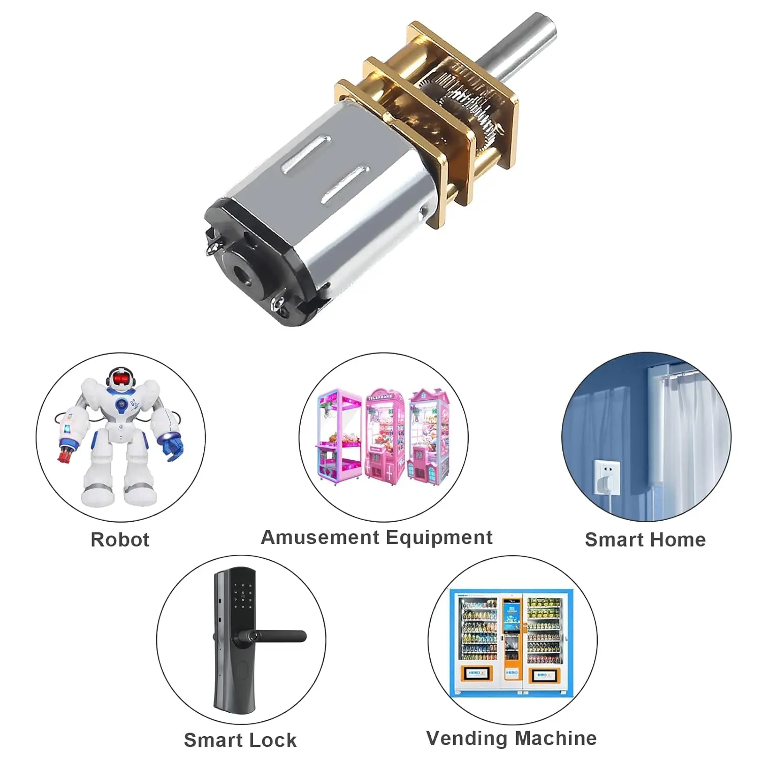 1 قطعة تيار مستمر 12 فولت 100 دورة في الدقيقة تخفيض السرعة المحرك N20 3 مللي متر رمح عجلة تروس معدنية صغيرة موتور تروس مع علبة التروس المعدنية الكاملة مايكرو موتور #3
