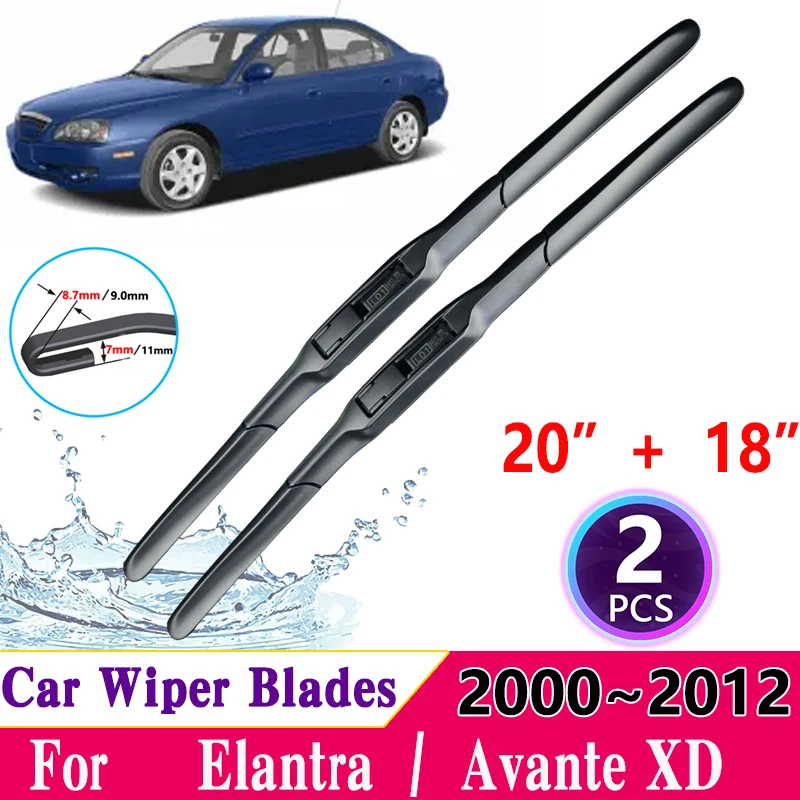 

for Hyundai Elantra Accessories Avante XD 2016~2024 MK3 Car Front Windscreen Windshield Wipers Blades Wipers Blade Accessories