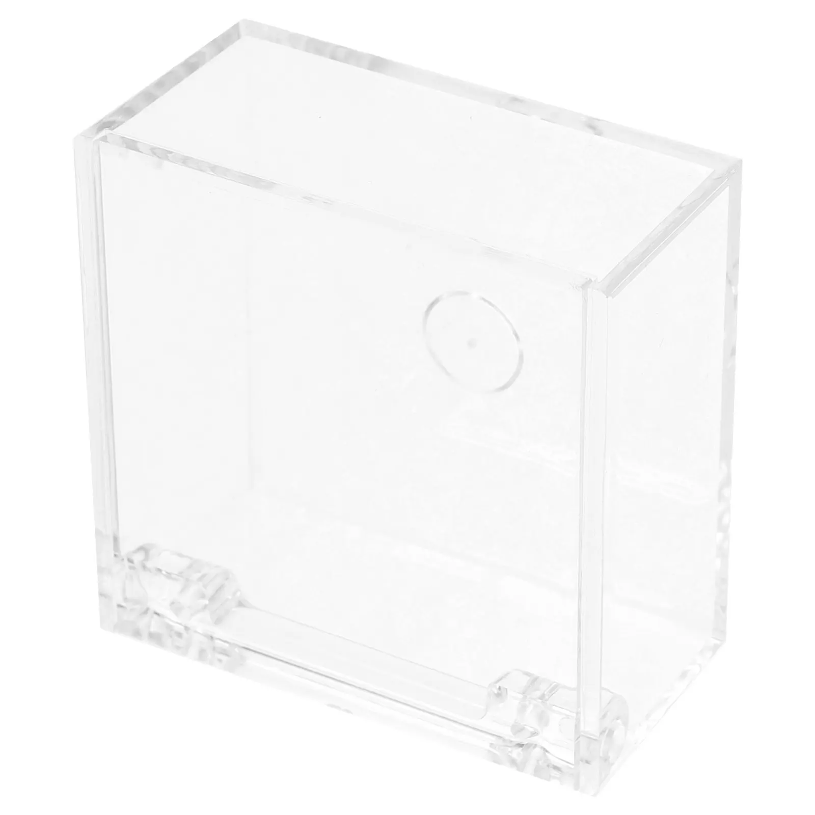 

Прозрачный акриловый квадратный бокс с откидной крышкой, прозрачный демонстрационный футляр для мелких предметов, ювелирных изделий, коллекционных вещей, косметики, марок, канцелярских принадлежностей