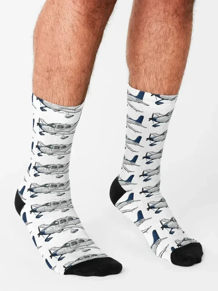 Cirrus N336TD Socks fashionable luxe soccer anti-slip cycling Socks Men's Women's