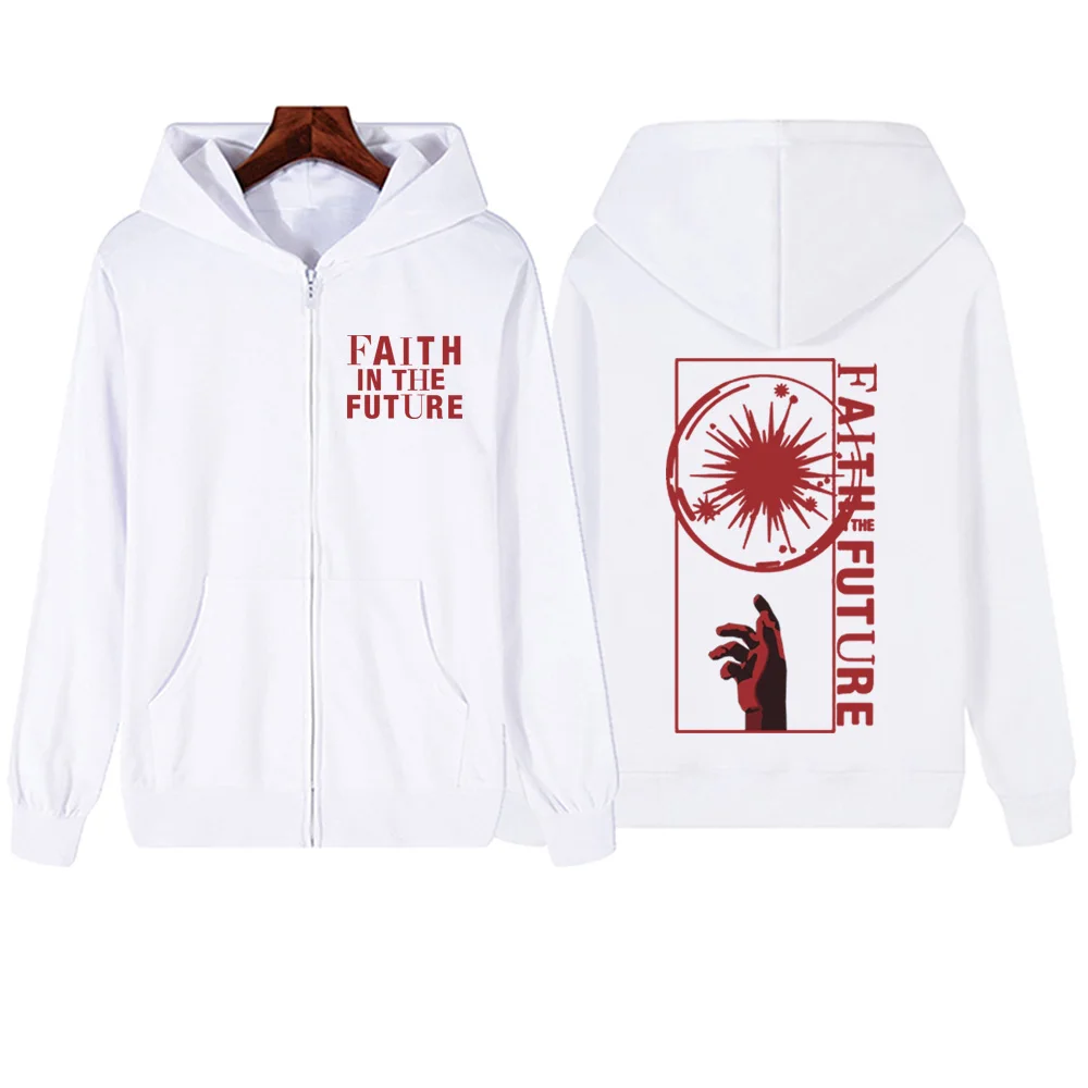 Louis-Tomlinson Faith In The Future 2024 Zipper Hoodie Man Woman Harajuku Pullover Tops Streetwear