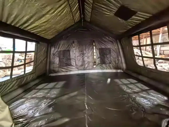 Inflatable Camping Tent, 13.68 Sqm Waterproof Oxford Fabric Air Column Tent