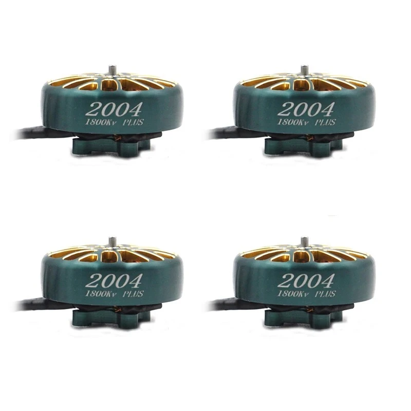 4PCS 2004 1800/2500/3000KV 3-6S Brushless Motor 12x12mm for FPV 3.5-5 inch Racing Drone