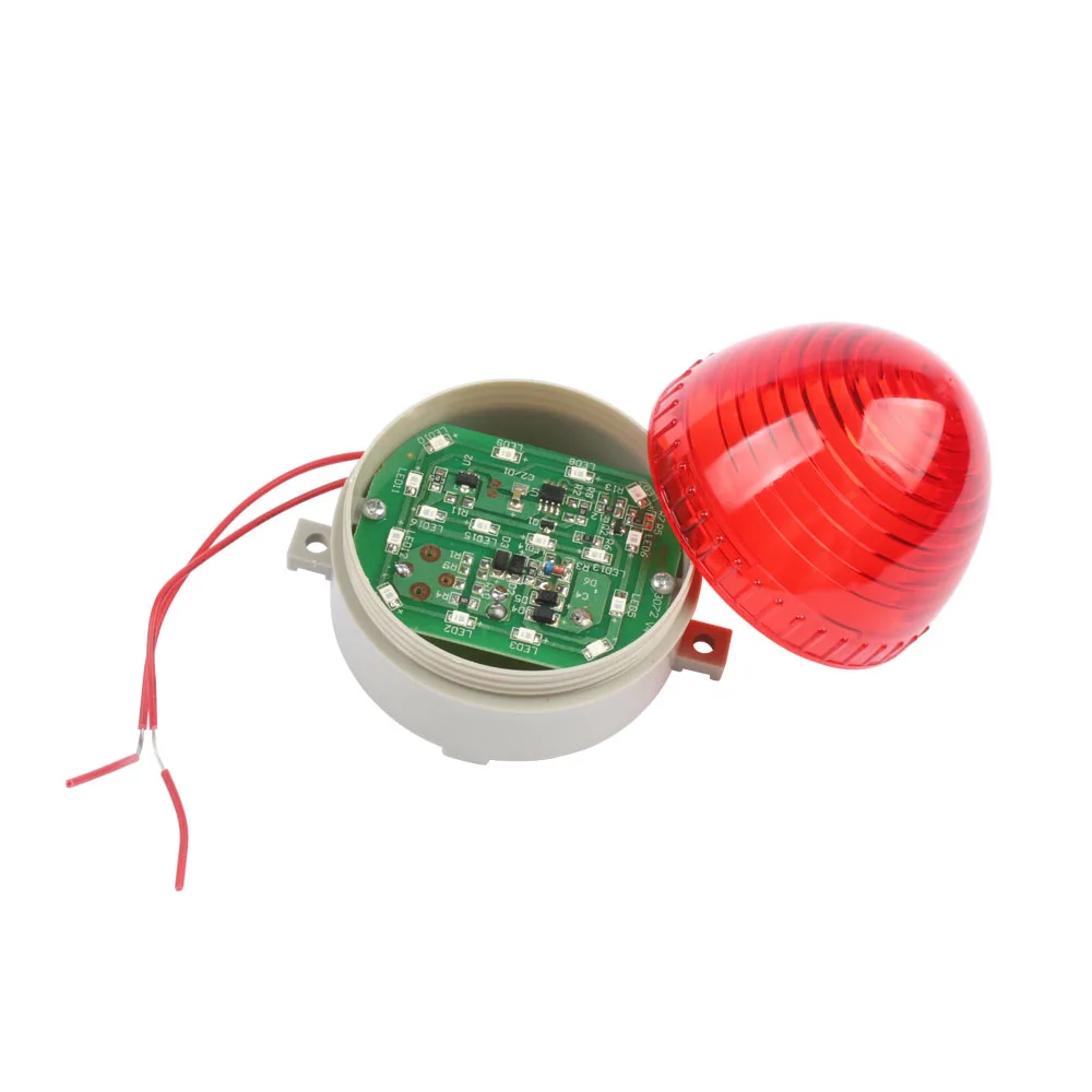 DMWD AC 110V 220V DC 12V 24V LED-3072 Flashing warning Light traffic light S-60 indicator light
