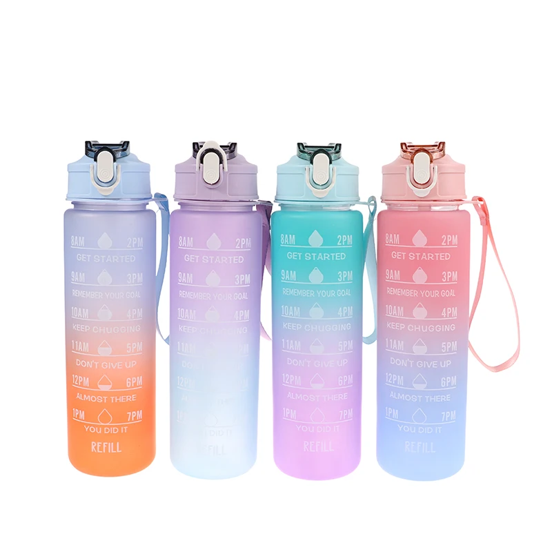 900ML Sport Water Bottle Leakproof Bottles Men Women Drinking Outdoor Travel Portable Water Bottle Gym Fitness Jugs