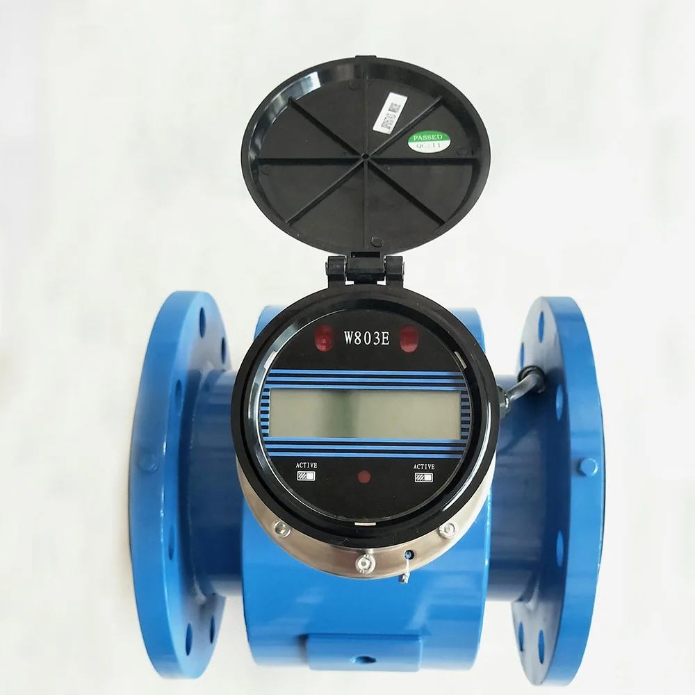 

Manufacturer Battery Powered Acid Resistant Flow Meter Water Electromagnetic Flow Meter Magnetic Flowmeter China LCD Display