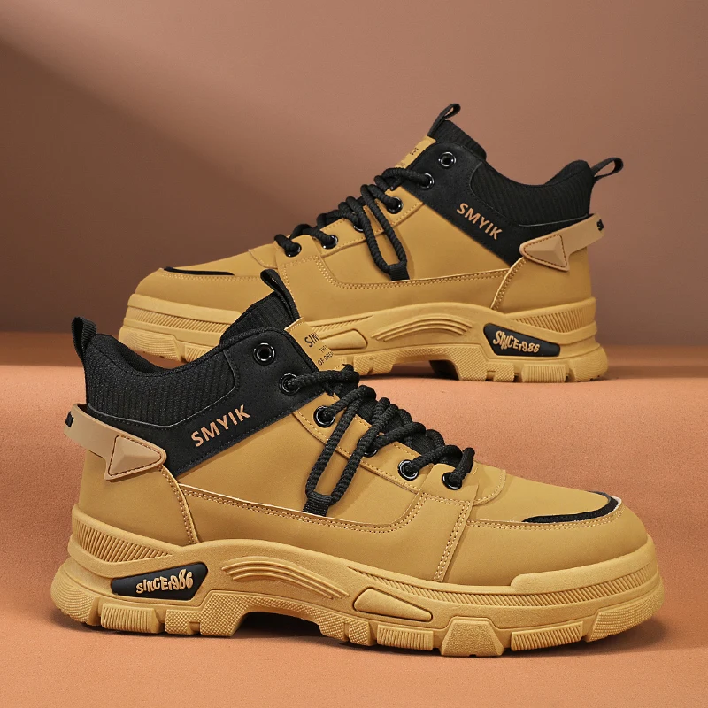 

Мужские ботинки, осенние и зимние повседневные ботинки с низким вырезом, модная уличная прогулочная обувь, молодежные удобные удобные ботинки с нескользящей мягкой подошвой