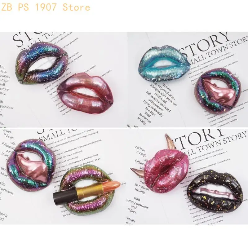 

Стереоскопические формы для губ в форме DIY, силиконовые формы для рукоделия, украшения для стола 55KA