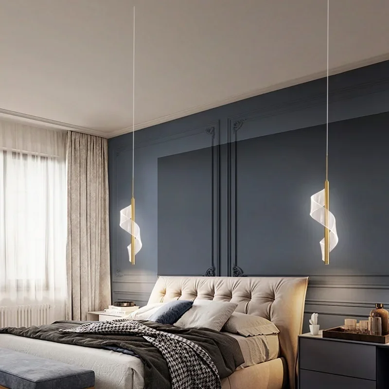 Nordic Creatieve Moderne Led Hanglamp Voor Bed Gang Woonkamer Eetkamer Decoratie Gangpad Indoor Hangende Verlichting