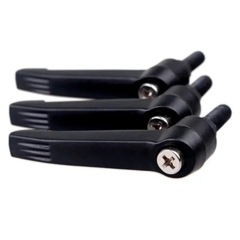 RTUCSAZ 2Pcs M5 Stainless steel 7 words type Adjustable position Tight handle fixed rotate grip hand Screw bolt Length 10mm-50mm