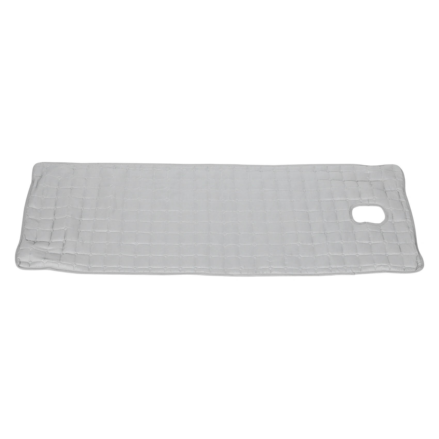 Mattress Cover for Massage Table Bed with Hole, Beauty Salon Pad, Non-Slip Cushion 185X70cm Gray Bed Pad Thickness 2mm