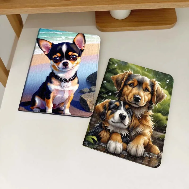 

Cartoon Two Dogs Rain For Samsung Galaxy Tab S6 S8 S9 S10 Lite FE 10.4 11 Inch 2022 2024 Tablet Case