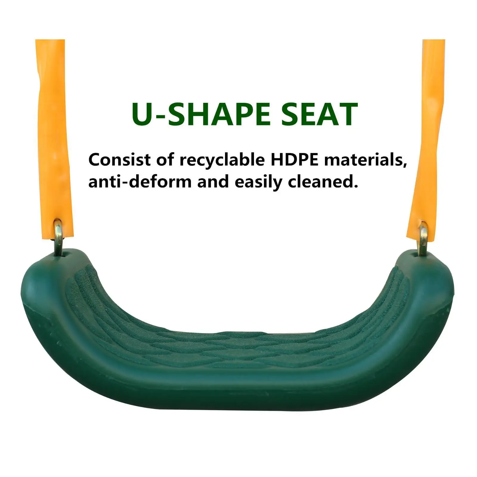 Metal Swing Set Outdoor with Glider for Kids, Toddlers, Children