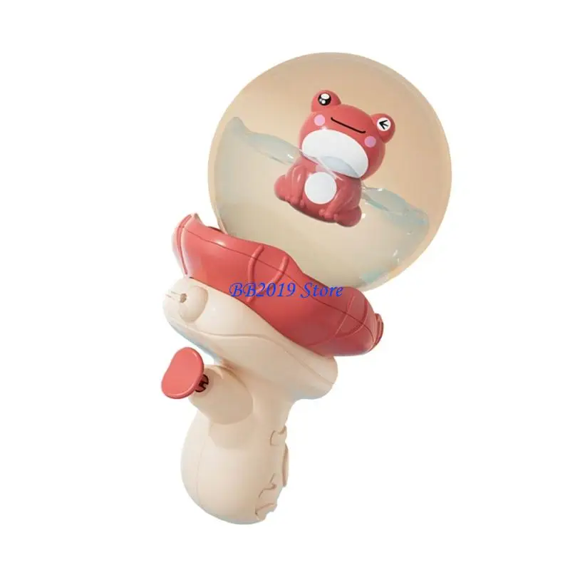 Q0KB Đồ chơi súng nước bong bóng trong suốt có thiết kế hoạt hình Đồ chơi chiến đấu dưới nước ngoài trời