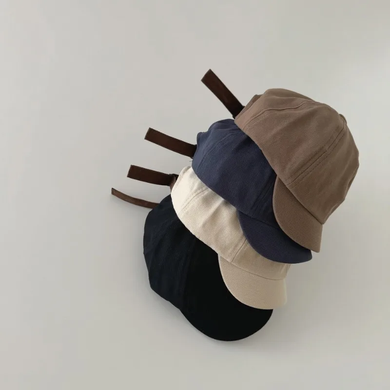 

Fashion Baby Basaball Cap for Boy Girl Simplicity Solid Color Series Korean Peak Cap for Kids Ravel Spring Summer Sunshade Cap