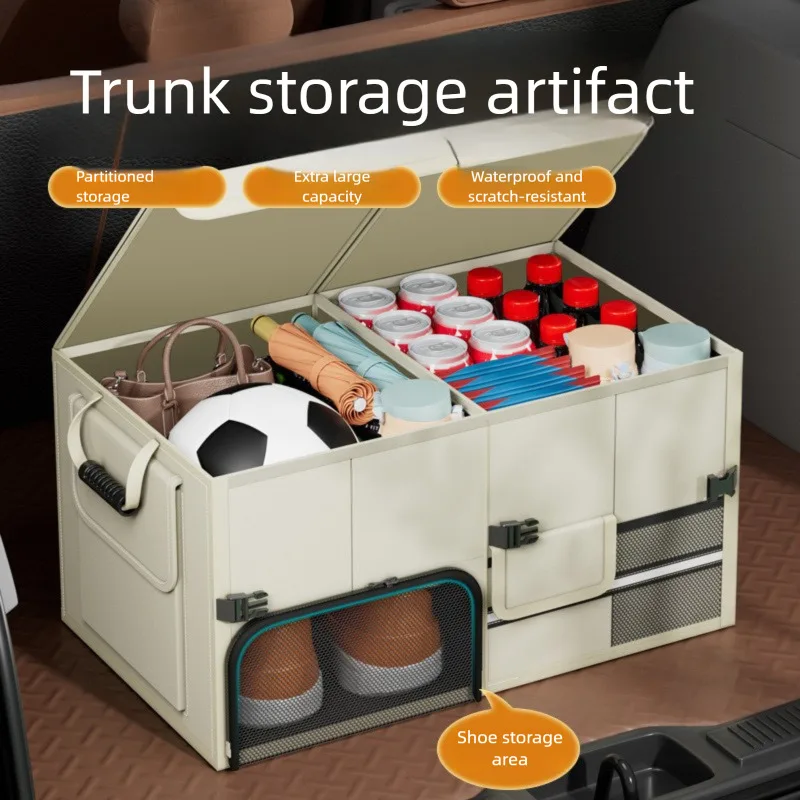

Cross-Border Hot-Selling Trunk Foldable Organizer Convenient Car Storage Box