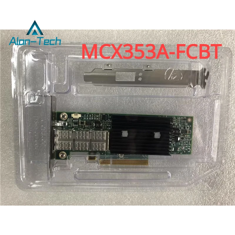 Placa de rede original para M-ellanox ConnectX-3, MCX353A-FCBT, 40G, 56G IB Card, segunda mão, 90% Novo