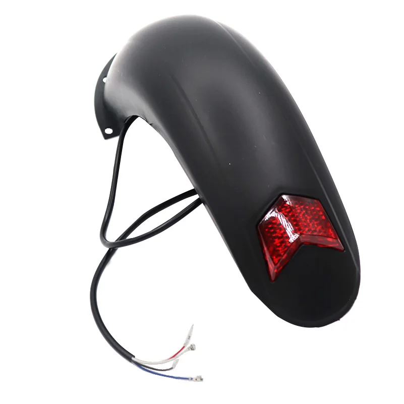 Universal Front / Rear Fender With Light (Brake Light) For Electric Scooter Is Applicable To KUGOO M4 The Same 10 Inch Electri