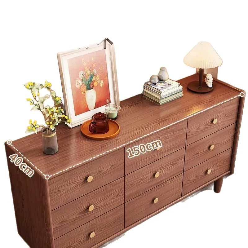 

Solid wood chest, bedroom multi-layer, drawer locker