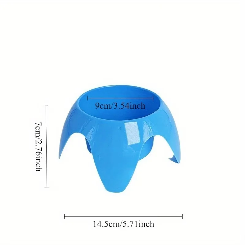 2-Pack Multifunctional Portable Plastic Beach Cup Trays, Sturdy Outdoor Drink & Phone Holders for Camping, Picnics and Beaches