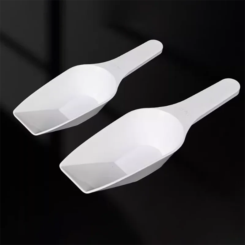 

Laboratory weighing spoon plastic medicine spoon white filling spoon 10ml25ml50ml100mlssampling shovel medicine shovel