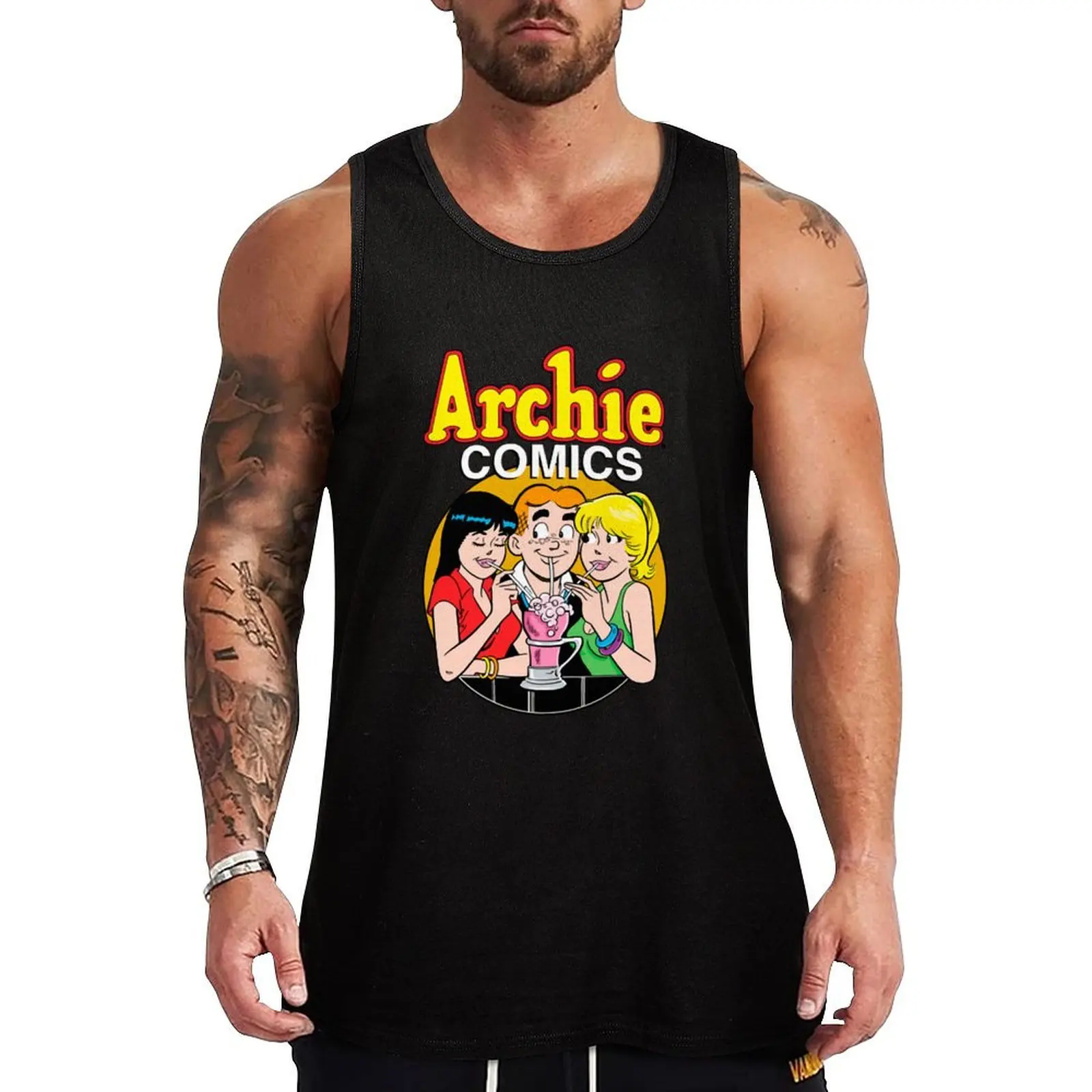 

Graphic Archie Comics Mens Best Tank Top Men's clothes luxury style sports t-shirts for men mens gym clothes sleeveless vest men