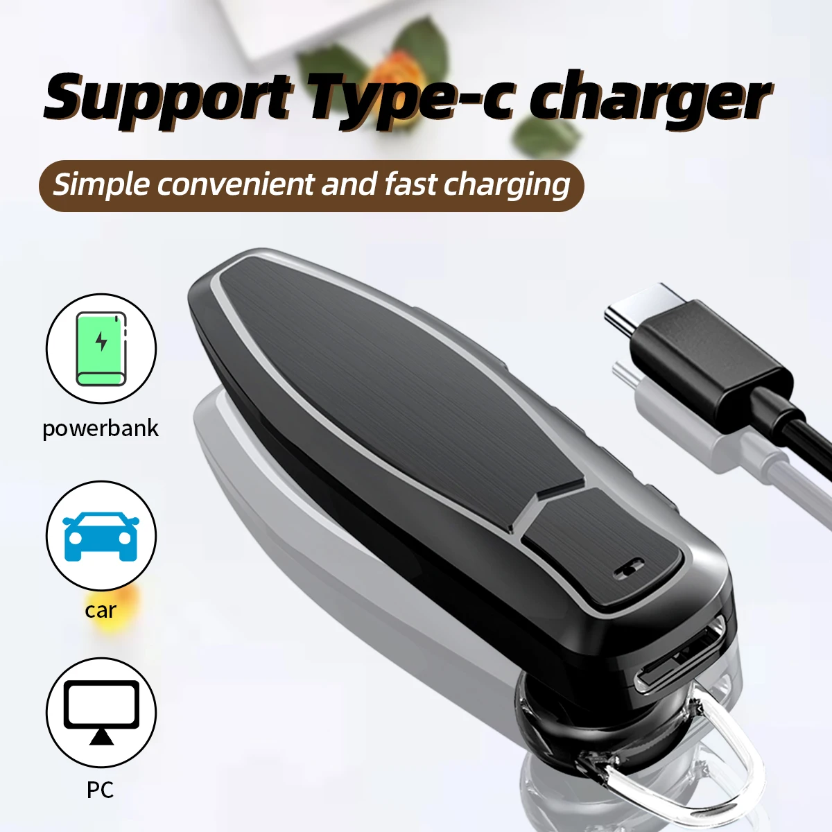 Baofeng Walkie Talkie Wireless  PTT Headset Earpiece Hands-free K Plug For Kenwood UV-5R BF-888S Quansheng UV K5 (8)