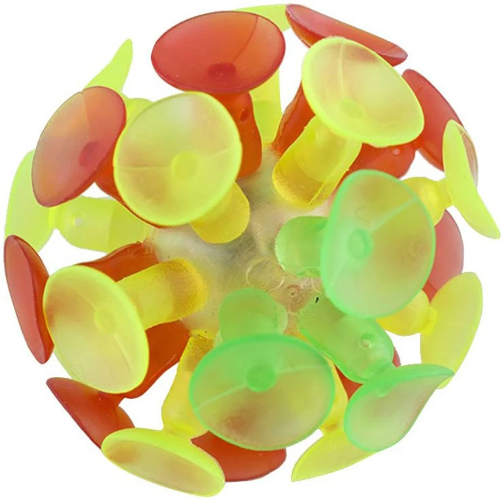 Fidget Toy Multicolored Party Toy for Children for Kids Sucker Ball Suction Toy Suction Cup Ball Stick Ball