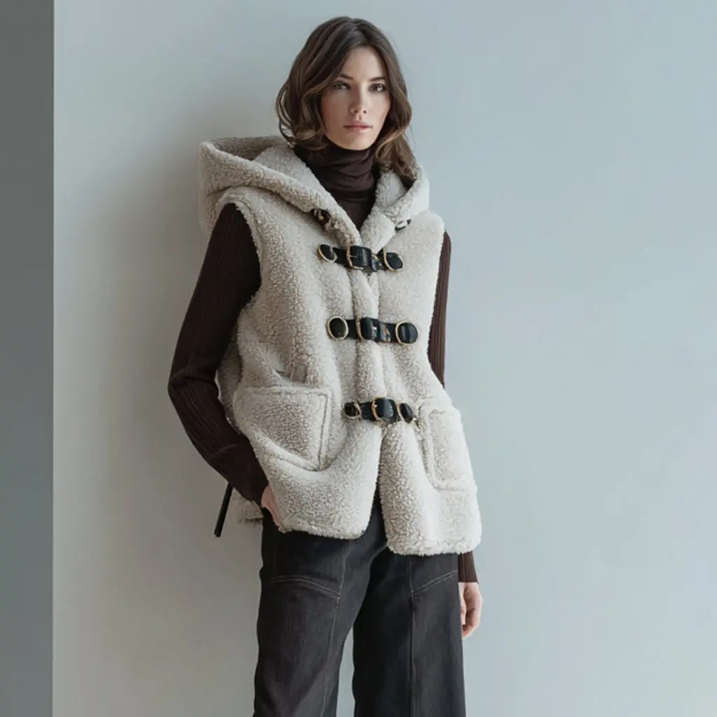 

Повседневное плюшевое пальто, зимняя одежда, женская модная верхняя одежда, удобный мягкий материал, стиль без украшения