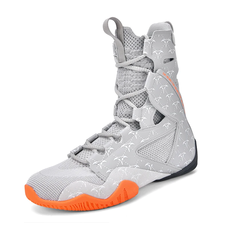 

Hot Selling Men's Mesh Breathable Professional Lightweight Anti Slip Wrestling Training Shoes, Fighting Gym Training Shoes