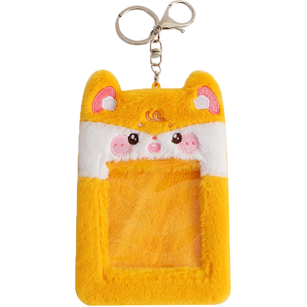 

Badge Holder Id Card Sleeves Cover Plush Keychain Postcards Folder Photocard Student