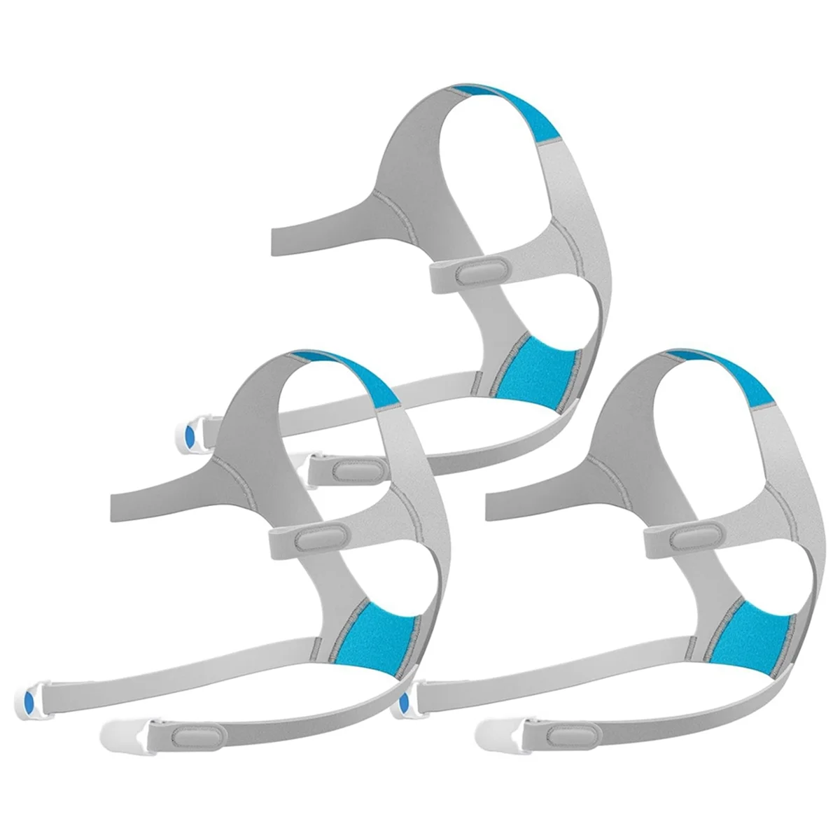 

Unique! CPAP Headgear Air Fit N20 3 Packs Replacement Headgear for ResMed Full Face Mask - CPAP Accessories Supplies Straps
